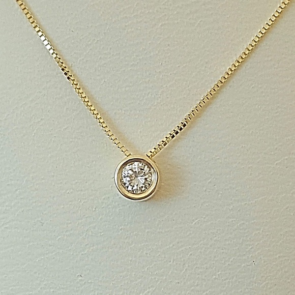 0.50ct Solitaire Necklace - Picture 6 of 9